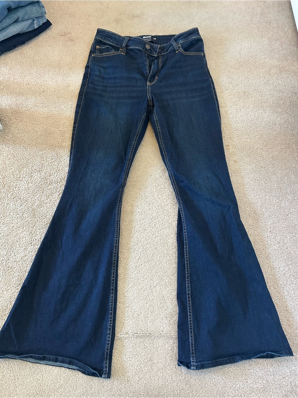 Hollister Deep Indigo Flare Jeans